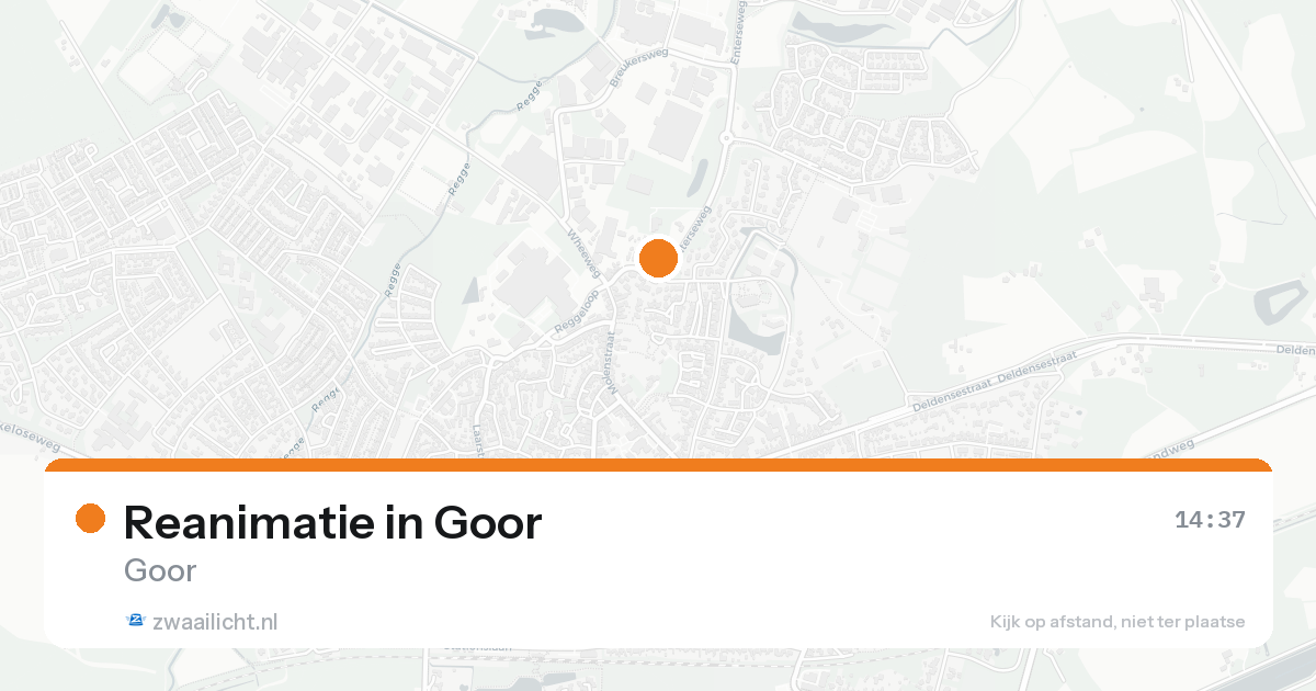 Reanimatie in Goor — 23 aug 2026