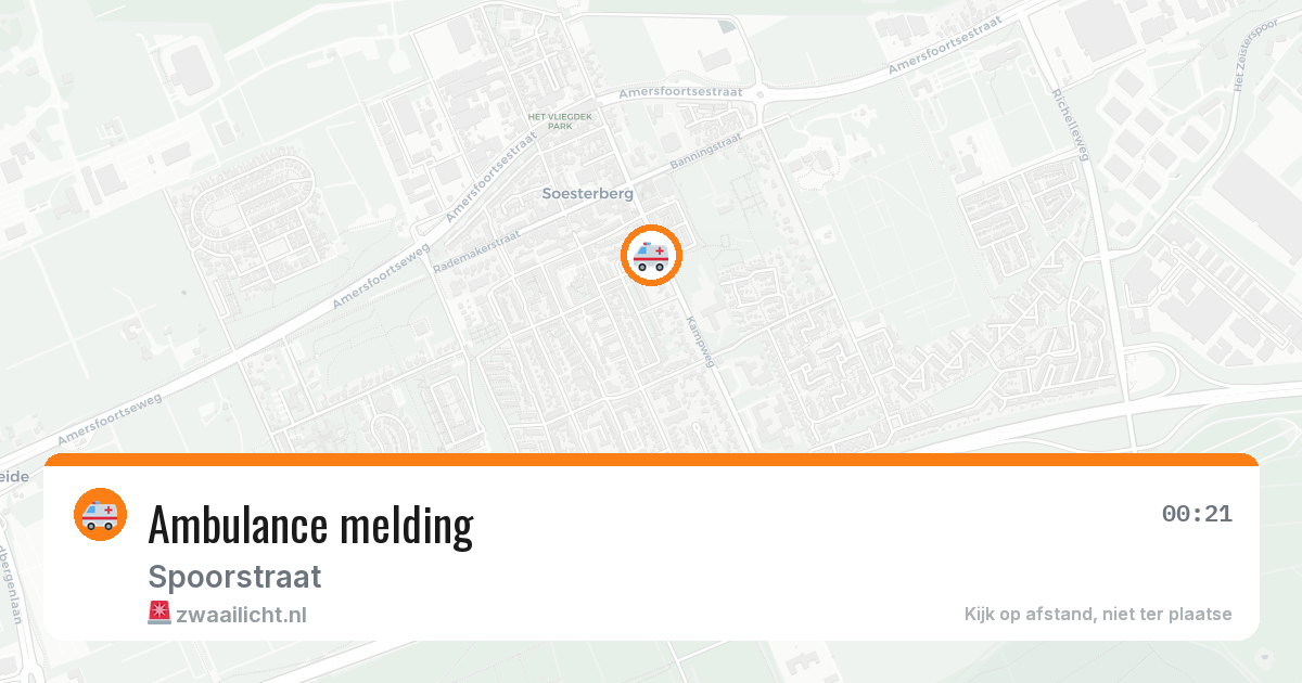 Ambulance melding — 25 jan 2026