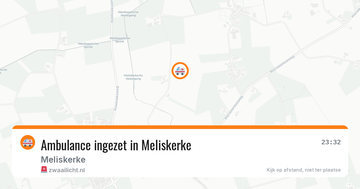 Ambulance ingezet in Meliskerke — 11 aug 2026