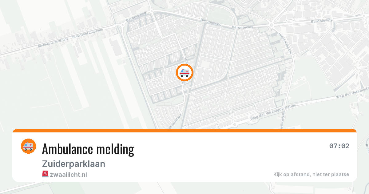 Ambulance naar Zuiderparklaan in 2662AC — 9 feb 2026