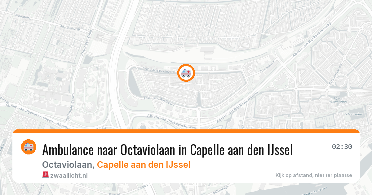 Ambulance naar Octaviolaan in Capelle aan den IJssel — 16 jun 2026