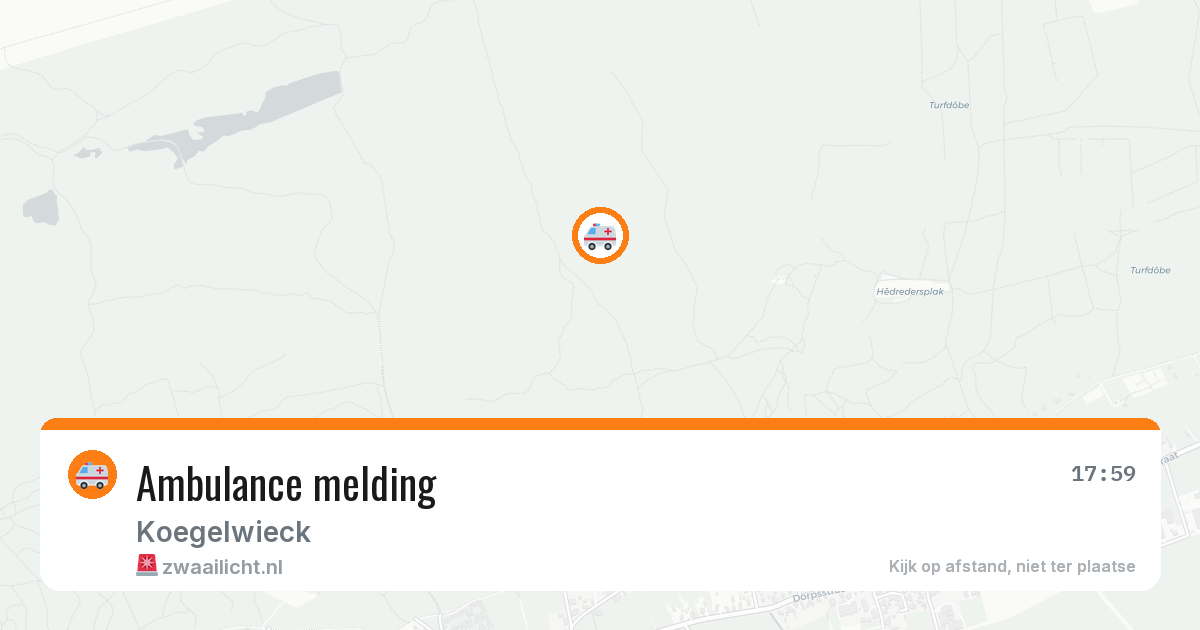 Ambulance melding — 8 feb 2026