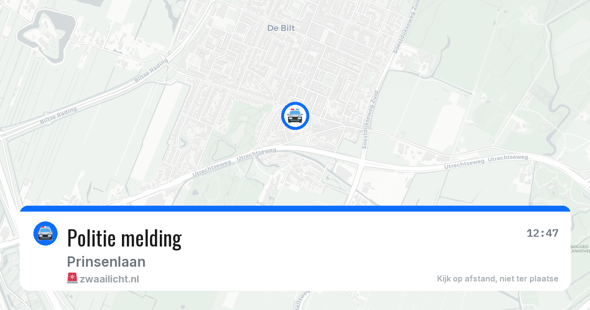Politie melding — 29 jan 2026
