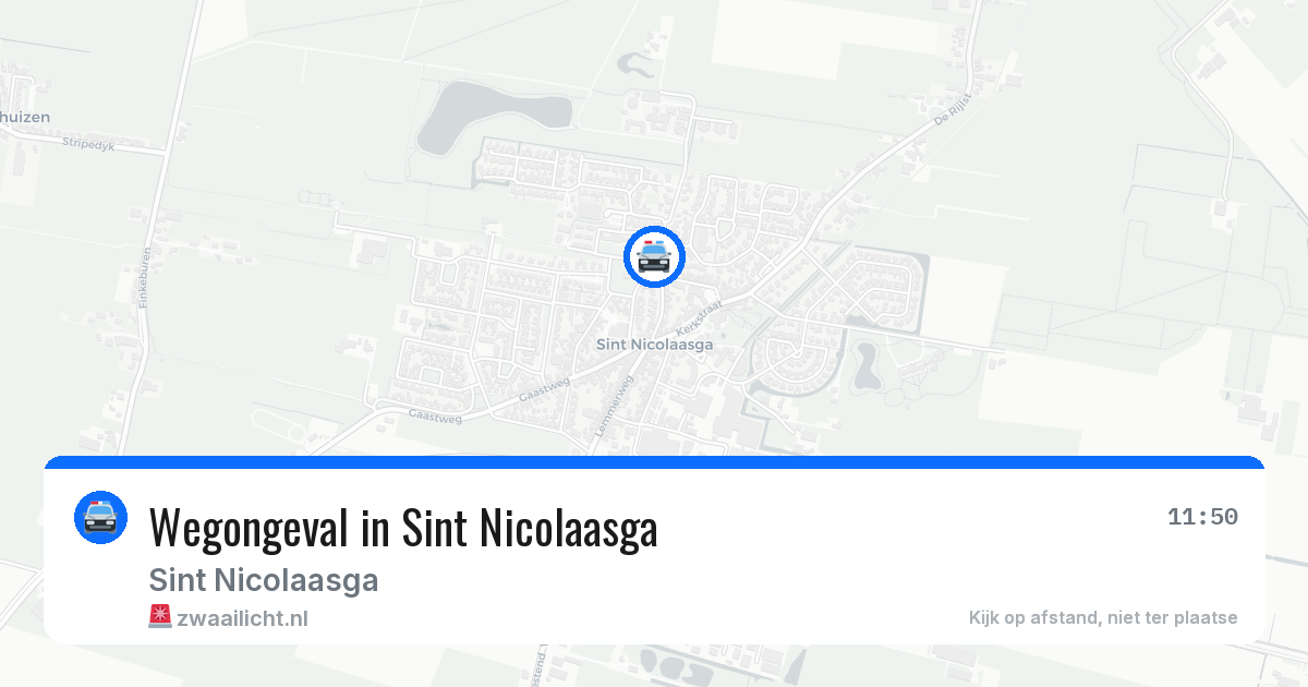 Wegongeval in Sint Nicolaasga — 20 mei 2026