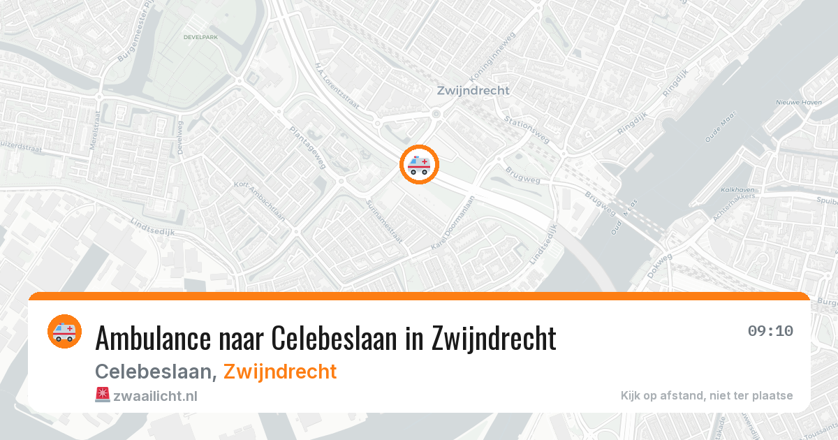 Ambulance naar Celebeslaan in Zwijndrecht — 21 jun 2026