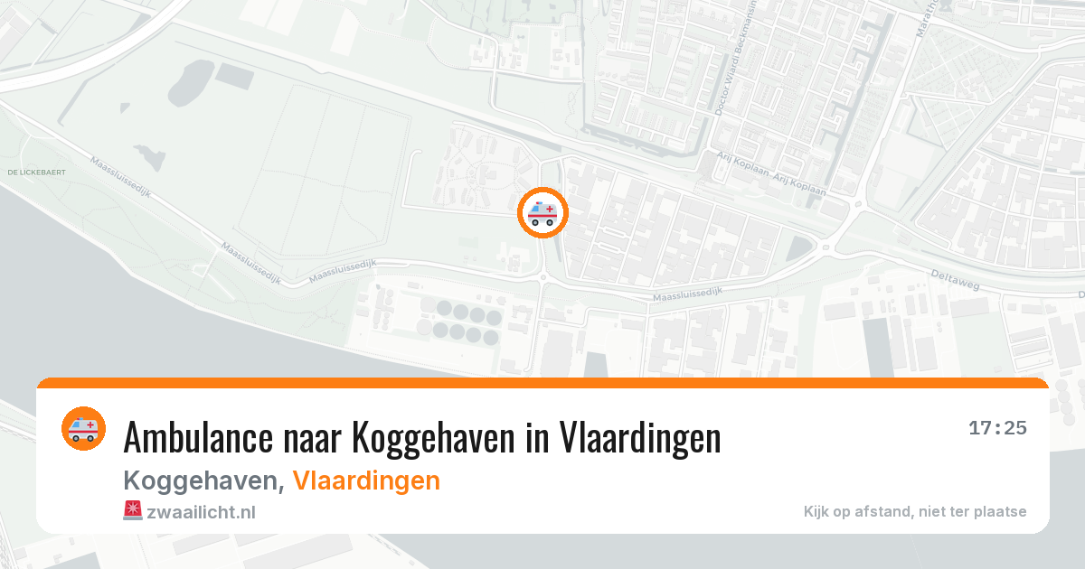 Ambulance naar Koggehaven in Vlaardingen — 4 jun 2026