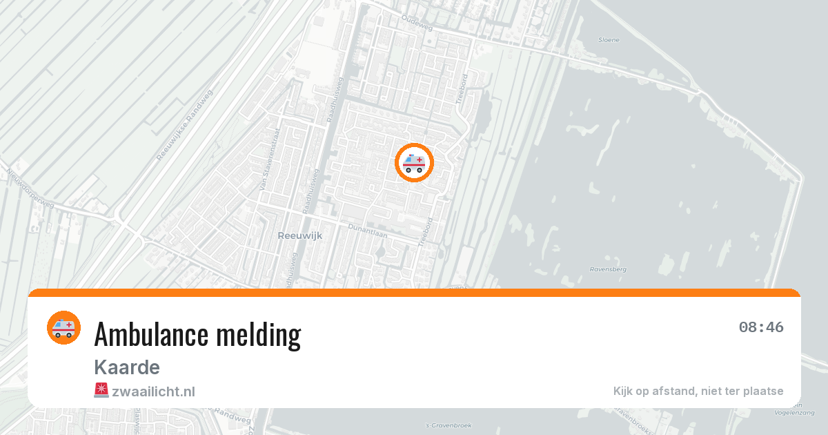 Ambulance melding — 10 jun 2026