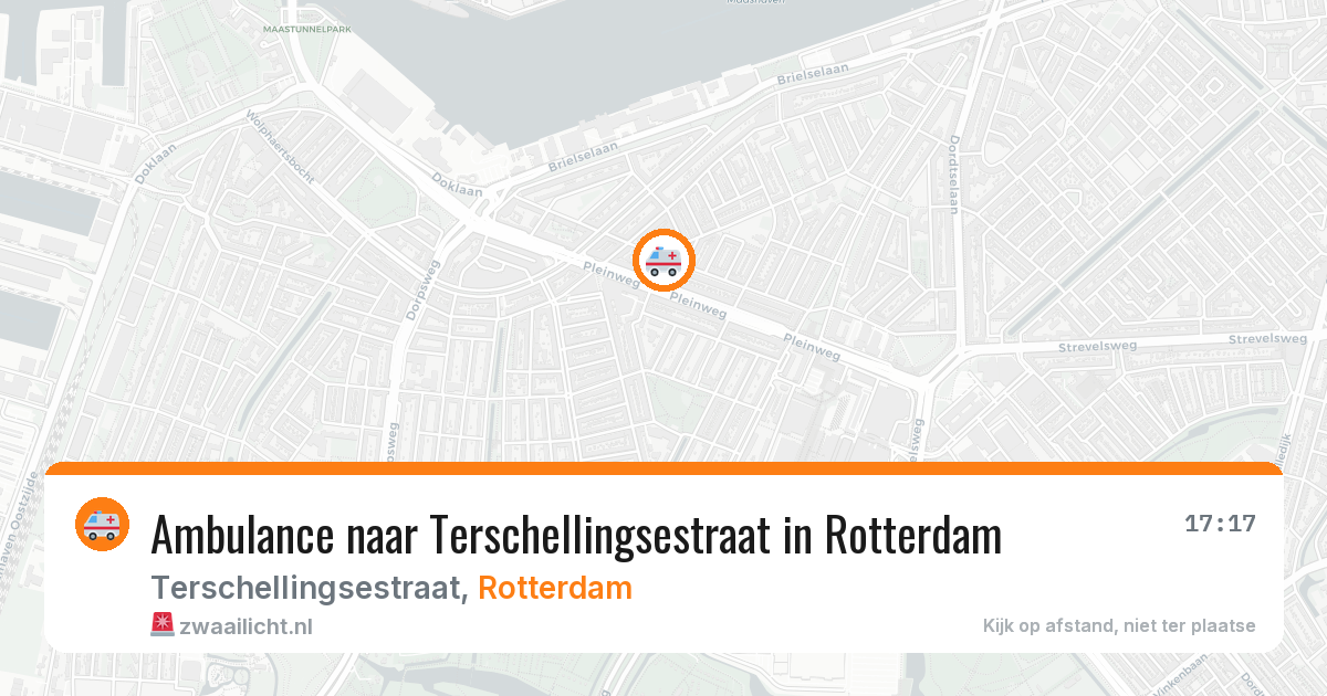 Ambulance naar Terschellingsestraat in Rotterdam — 22 jul 2026