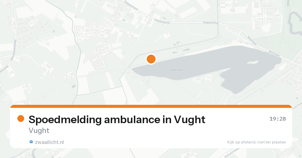 Spoedmelding ambulance in Vught — 17 aug 2026