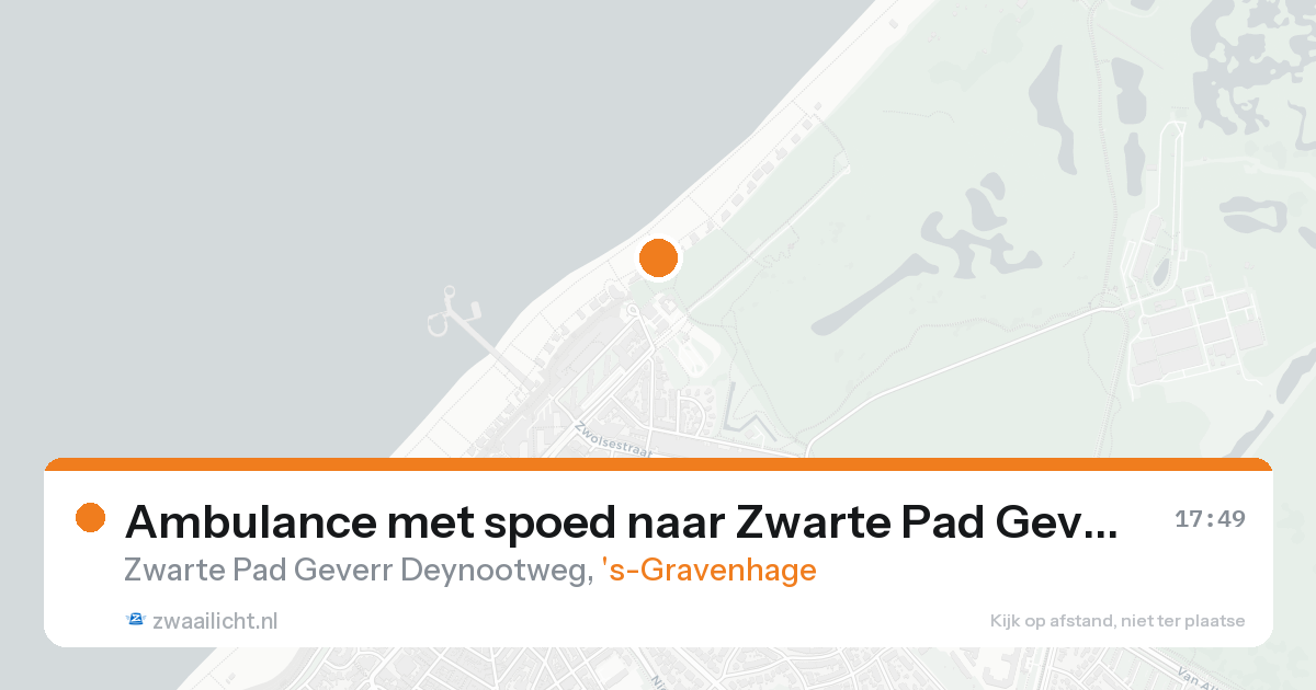 Ambulance met spoed naar Zwarte Pad Geverr Deynootweg in 's-Gravenhage — 6 mei 2026