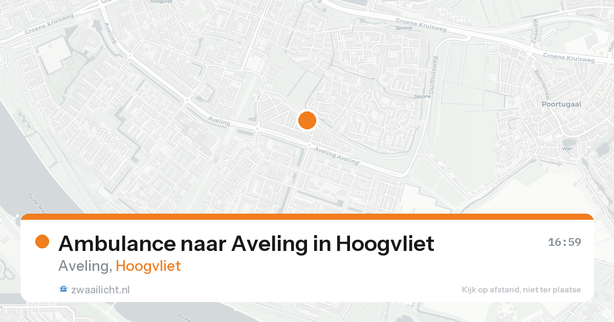 Ambulance naar Aveling in Hoogvliet — 31 jan 2026