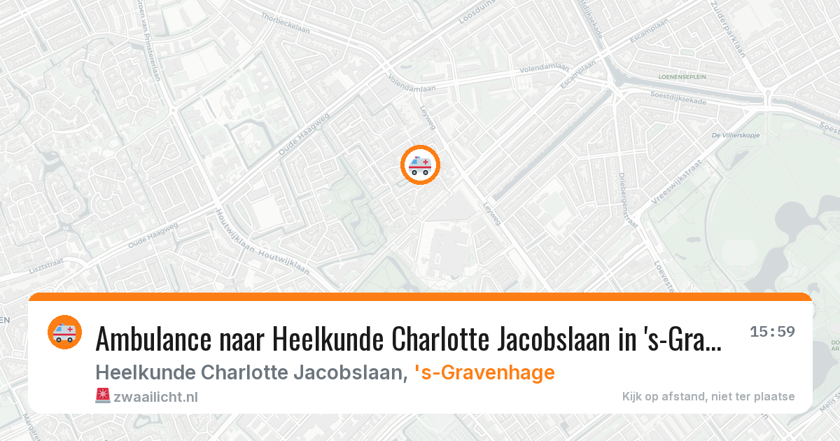 Ambulance naar Heelkunde Charlotte Jacobslaan in 's-Gravenhage — 4 feb 2026