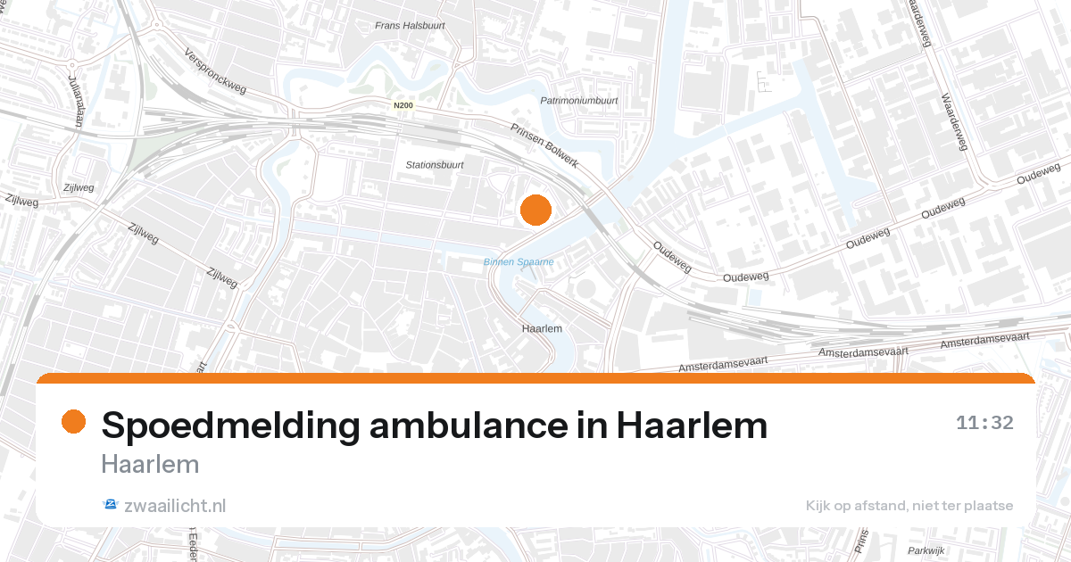 Spoedmelding ambulance in Haarlem — 12 jun 2026