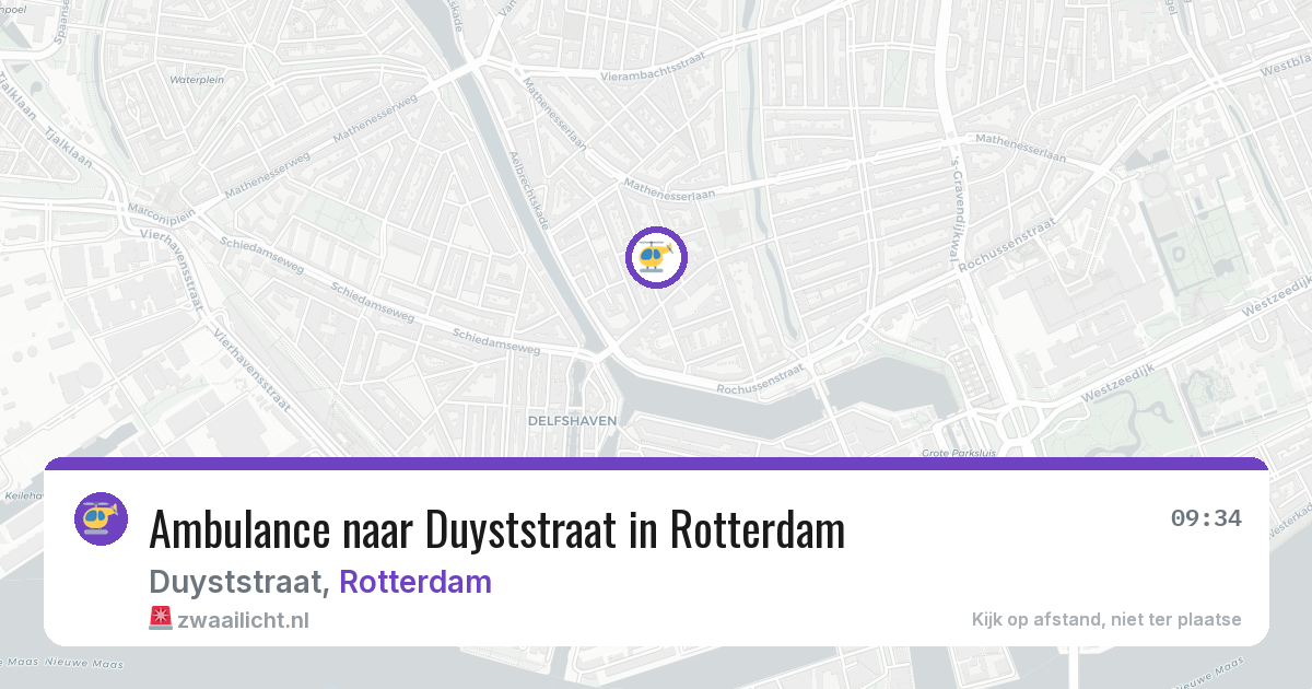 Ambulance naar Duyststraat in Rotterdam — 28 jul 2026