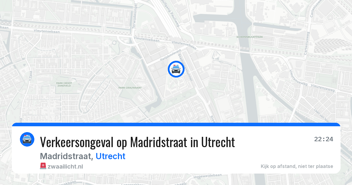 Verkeersongeval op Madridstraat in Utrecht — 13 mei 2026
