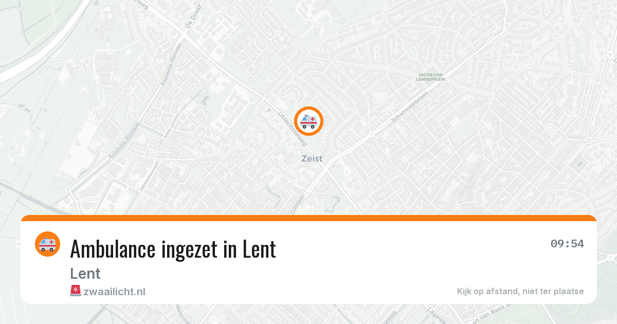 Ambulance ingezet in Lent — 7 feb 2026