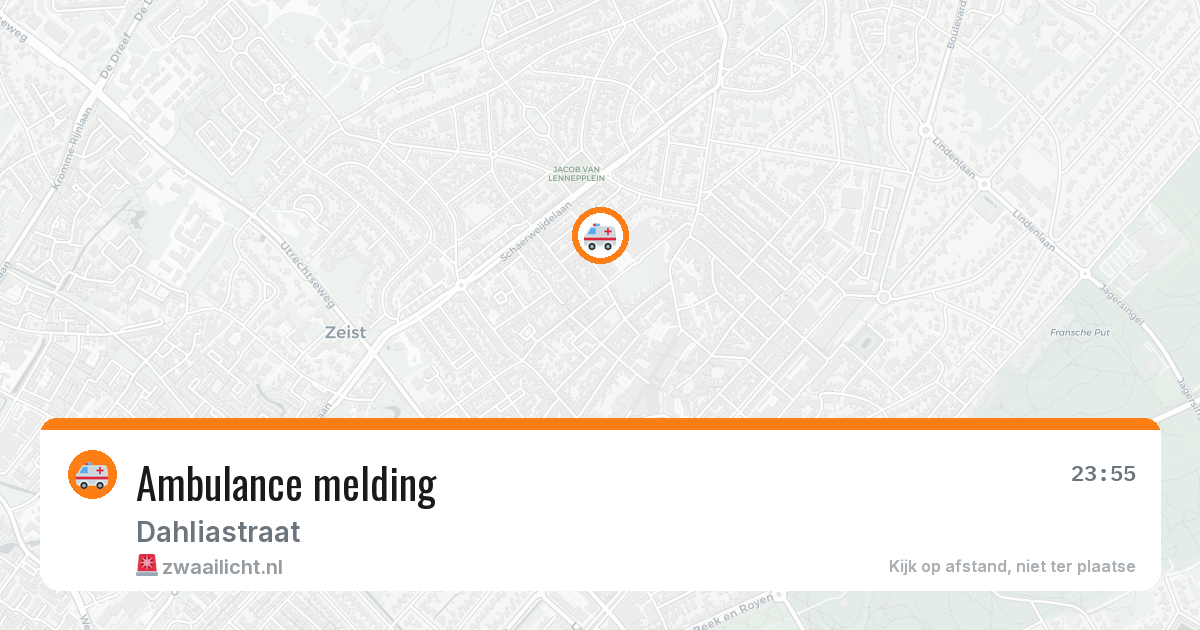 Ambulance melding — 27 mrt 2026
