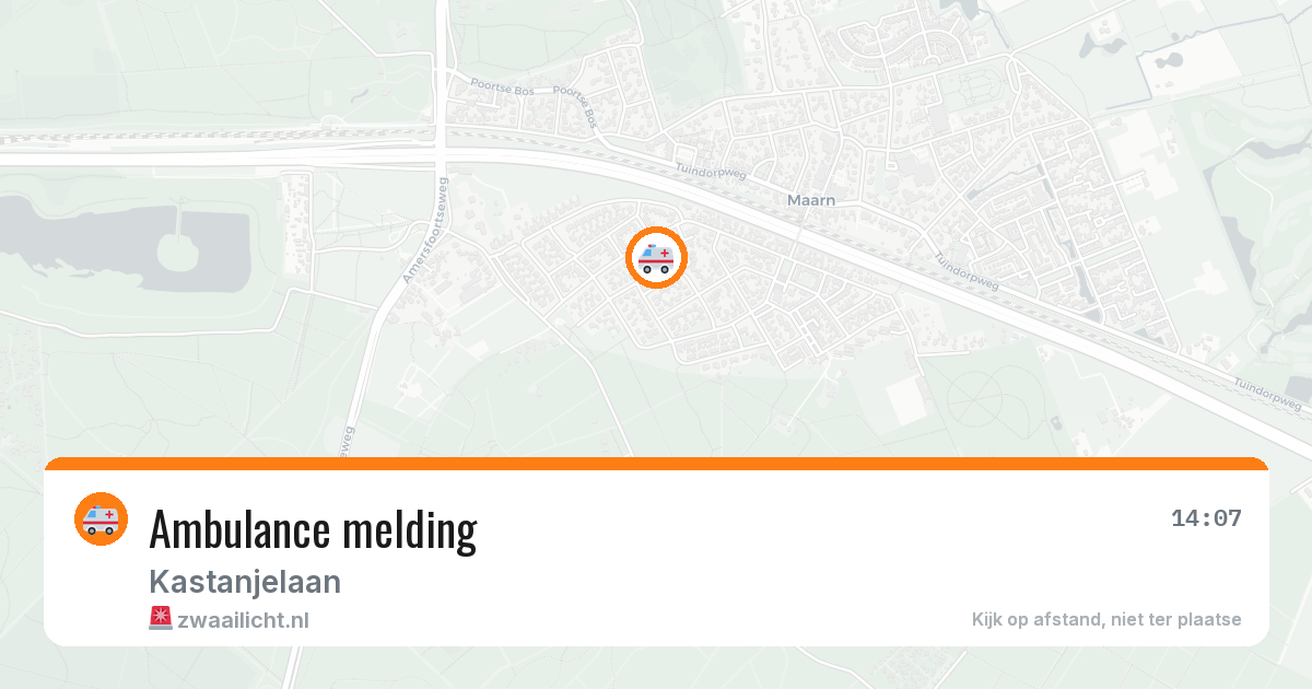 Ambulance melding — 5 jul 2026