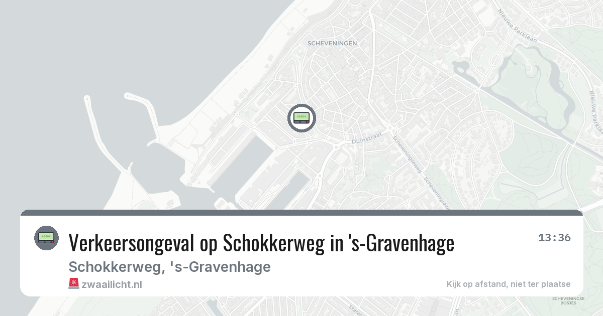 Verkeersongeval op Schokkerweg in 's-Gravenhage — 2 mrt 2026