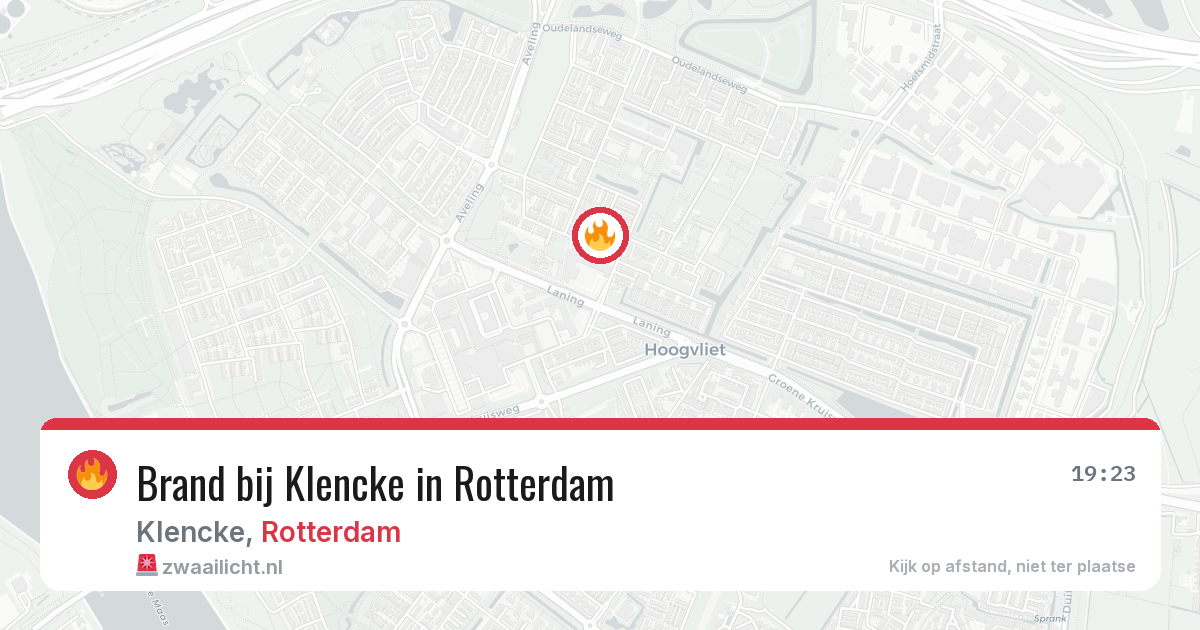 Brand bij Klencke in Rotterdam — 17 jun 2026