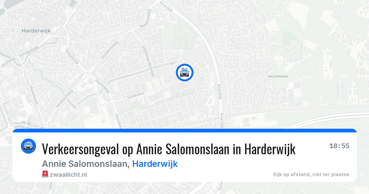 Verkeersongeval op Annie Salomonslaan in Harderwijk — 28 mei 2026