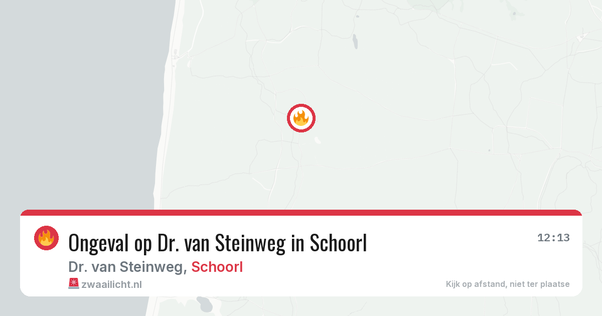 Ongeval op Dr. van Steinweg in Schoorl — 23 jun 2026