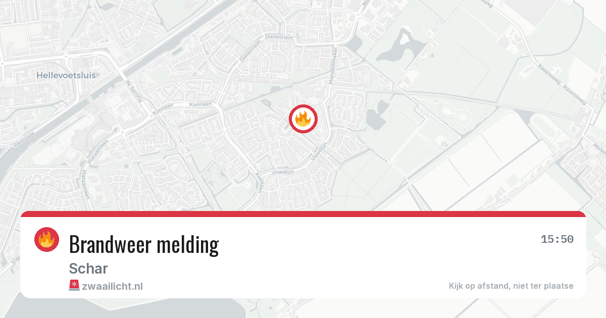 Brandweer melding — 23 jun 2026