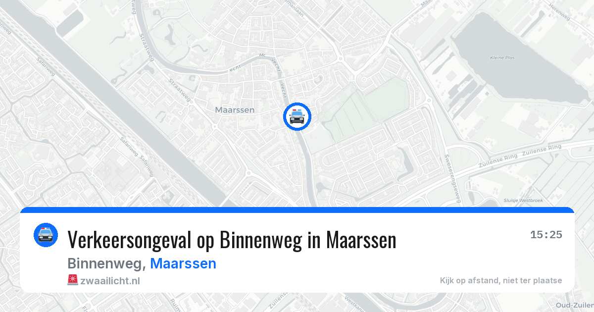 Verkeersongeval op Binnenweg in Maarssen — 30 jun 2026