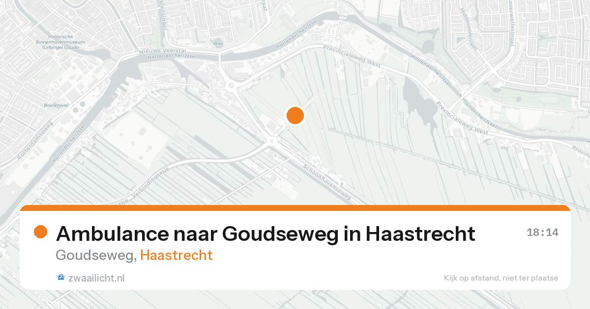 Ambulance naar Goudseweg in Haastrecht — 1 feb 2026