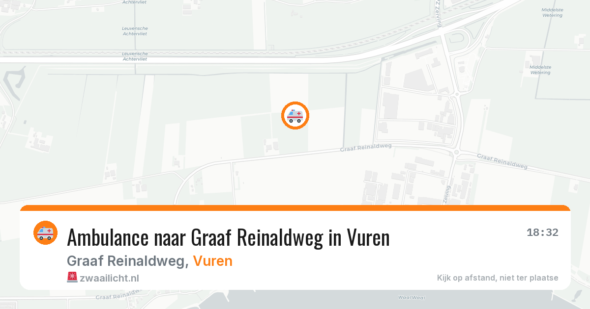 Ambulance naar Graaf Reinaldweg in Vuren — 20 mei 2026