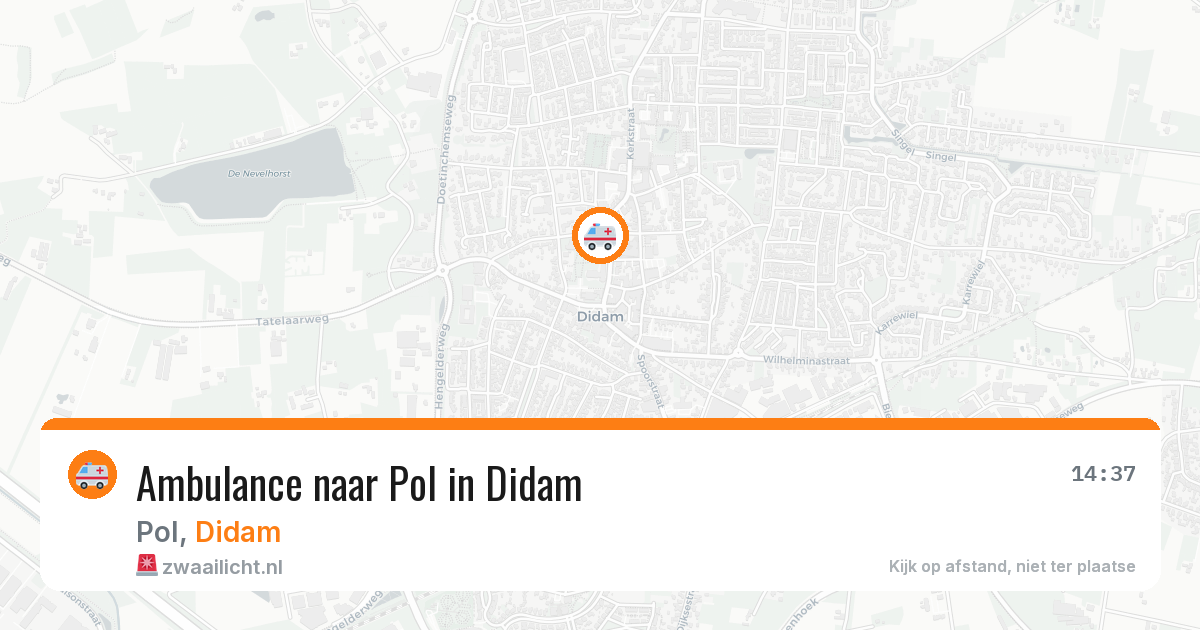 Ambulance naar Pol in Didam — 24 jul 2026