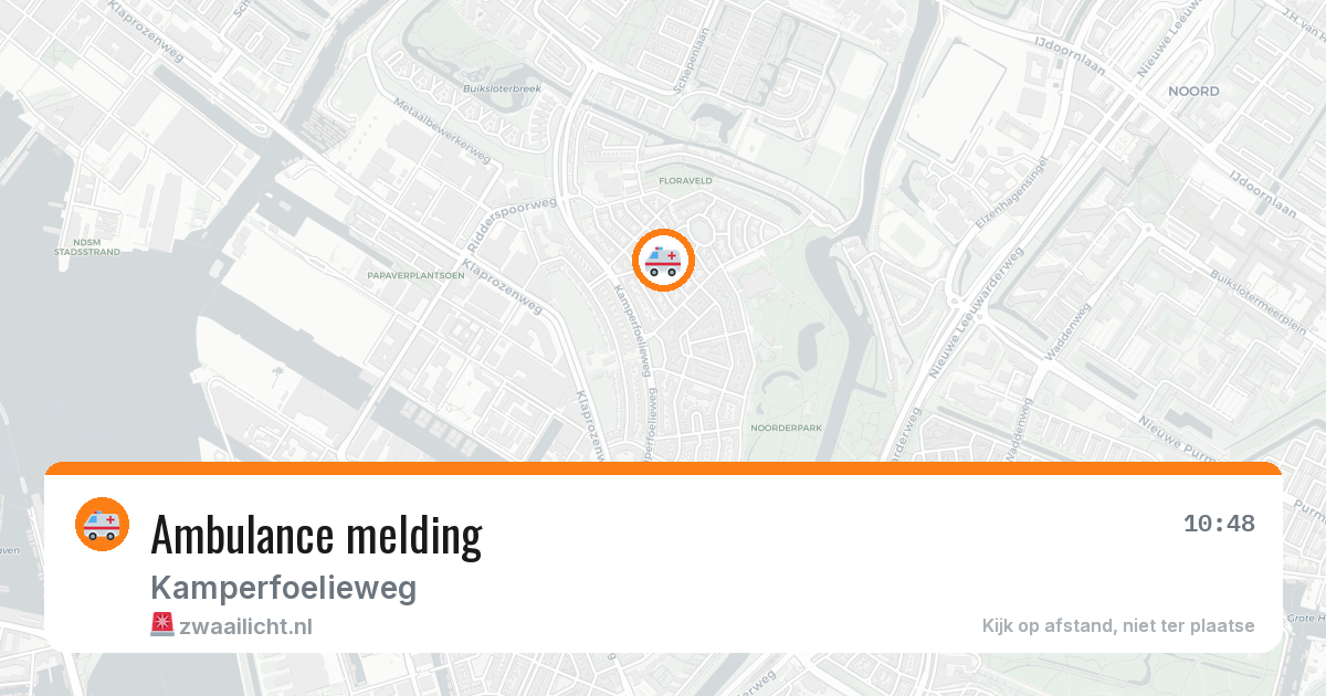 Ambulance melding — 20 jun 2026