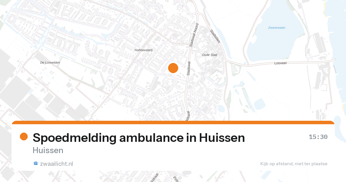 Spoedmelding ambulance in Huissen — 27 aug 2026