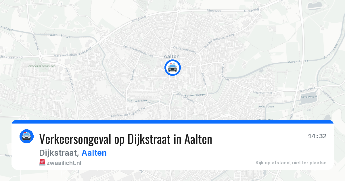 Verkeersongeval op Dijkstraat in Aalten — 11 feb 2026