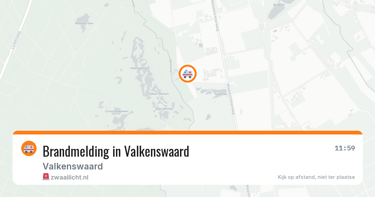 Brandmelding in Valkenswaard — 13 jul 2026