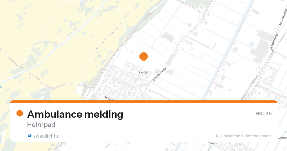 Ambulance melding — 31 jan 2026