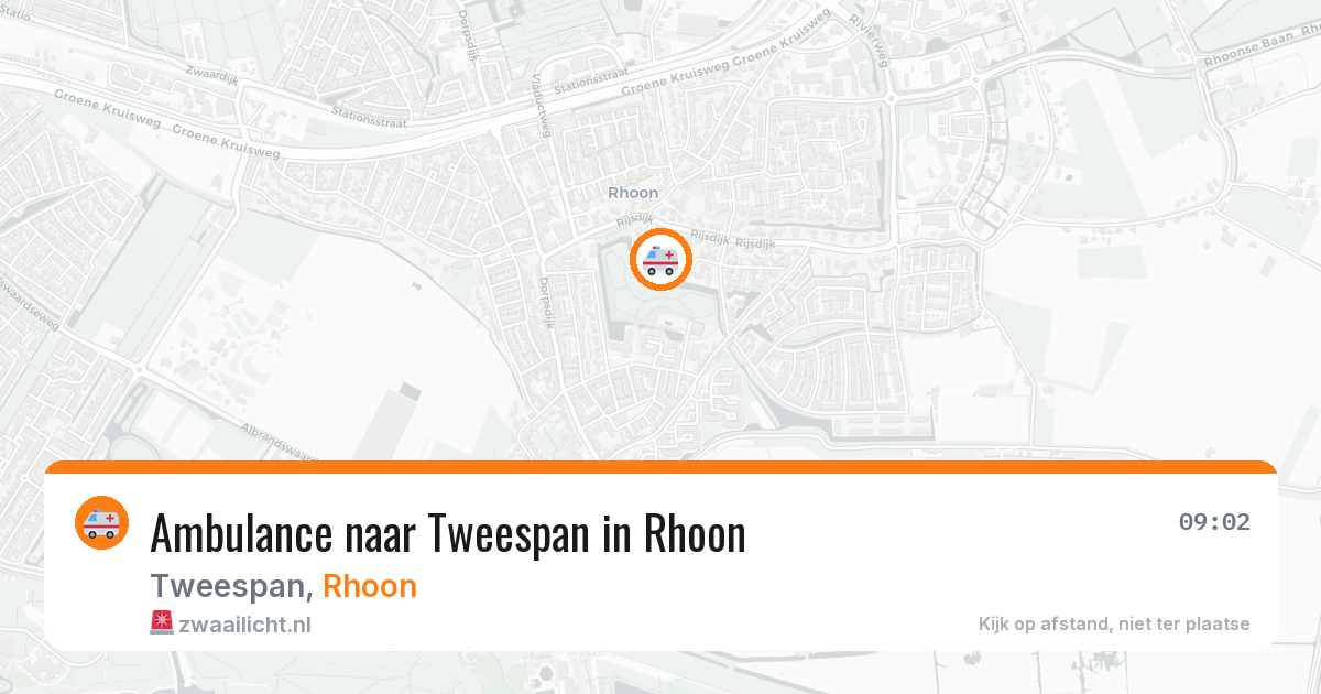 Ambulance naar Tweespan in Rhoon — 26 jun 2026