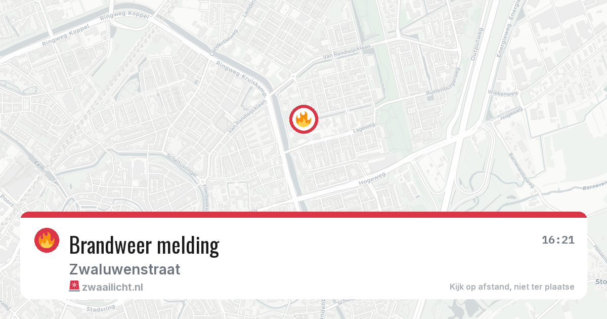 Brandweer melding — 2 mrt 2026