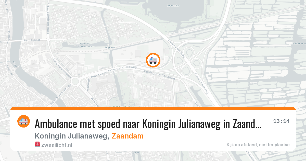 Ambulance met spoed naar Koningin Julianaweg in Zaandam — 20 jan 2026