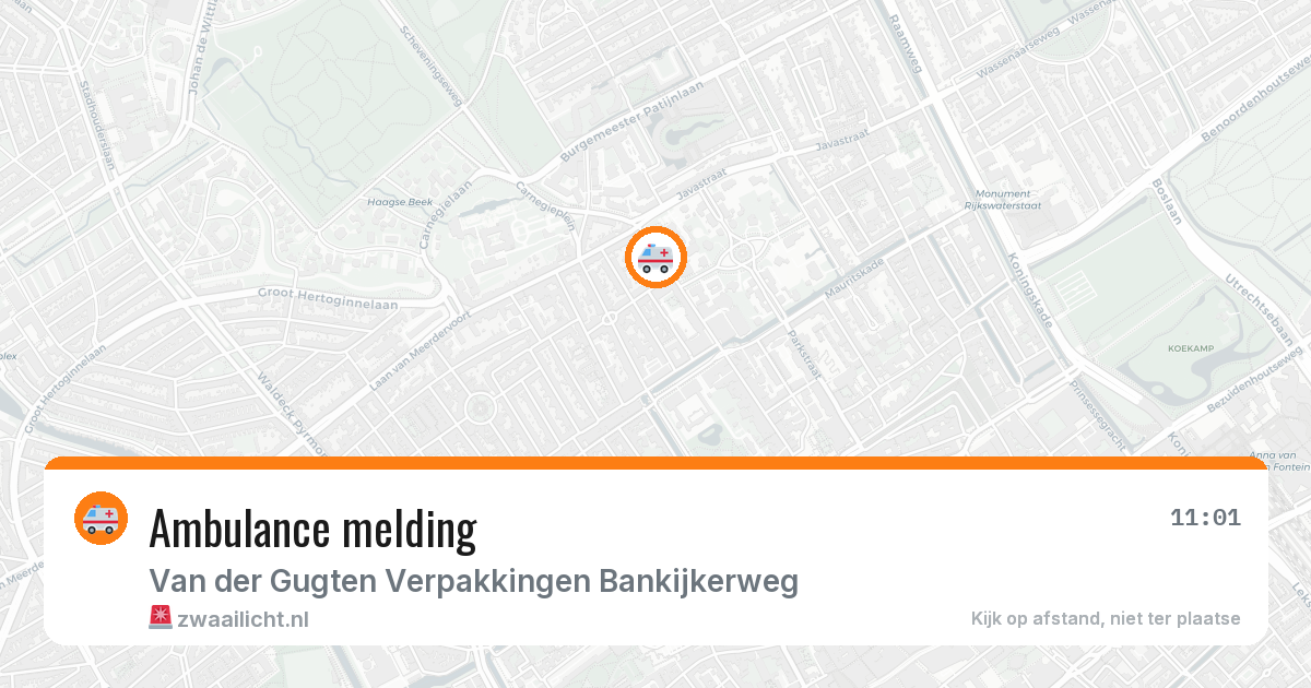 Ambulance melding — 3 feb 2026