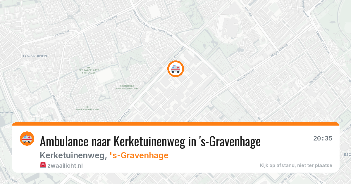 Ambulance naar Kerketuinenweg in 's-Gravenhage — 27 mei 2026