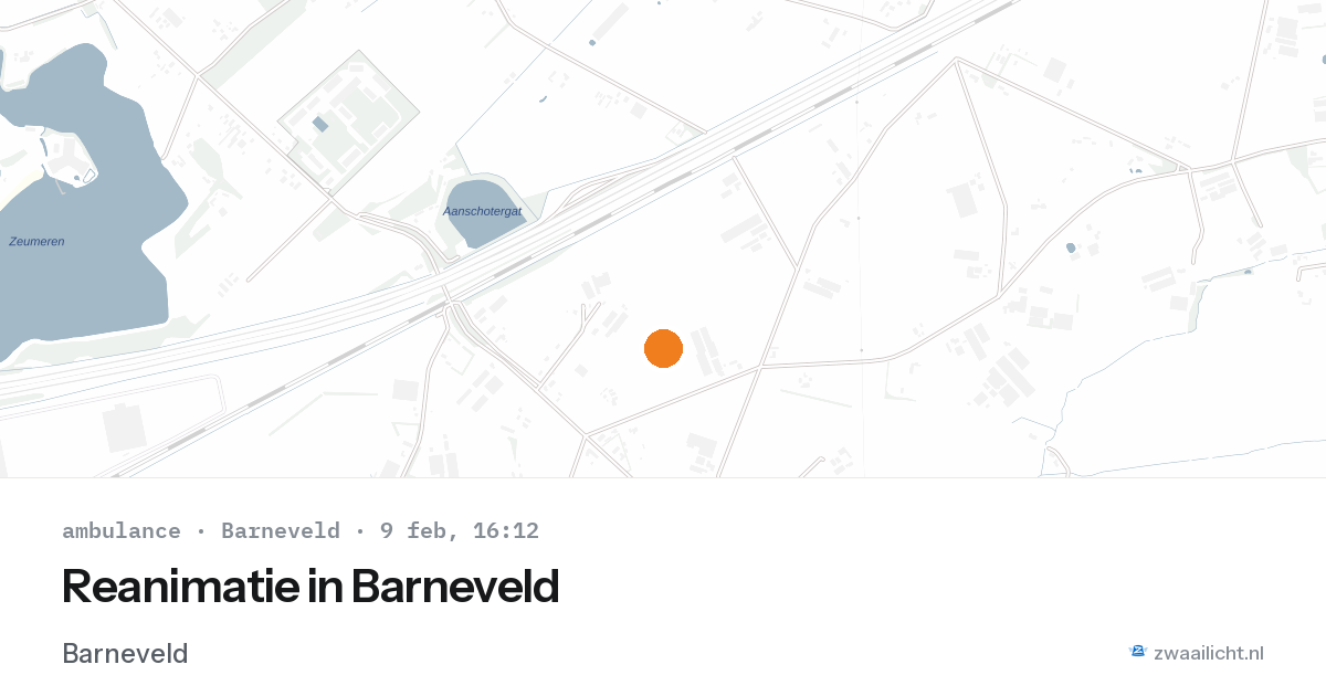 Reanimatie in Barneveld — 9 feb 2026