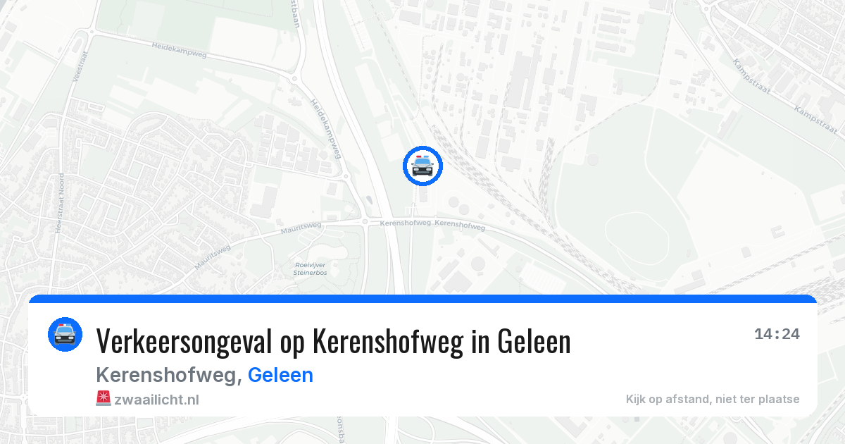 Verkeersongeval op Kerenshofweg in Geleen — 3 feb 2026