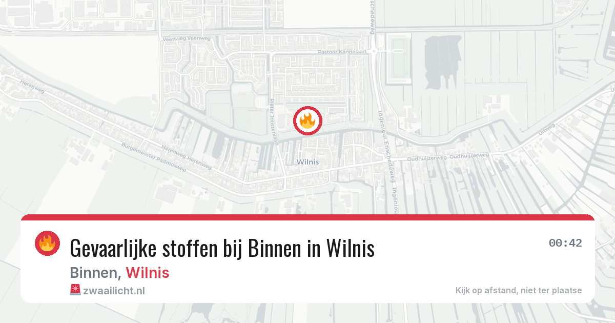 Gevaarlijke stoffen bij Binnen in Wilnis — 27 jun 2026
