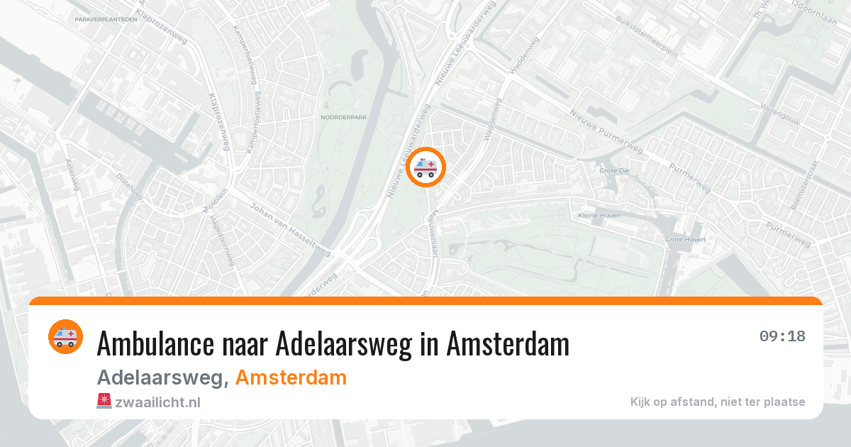 Ambulance naar Adelaarsweg in Amsterdam — 21 mei 2026