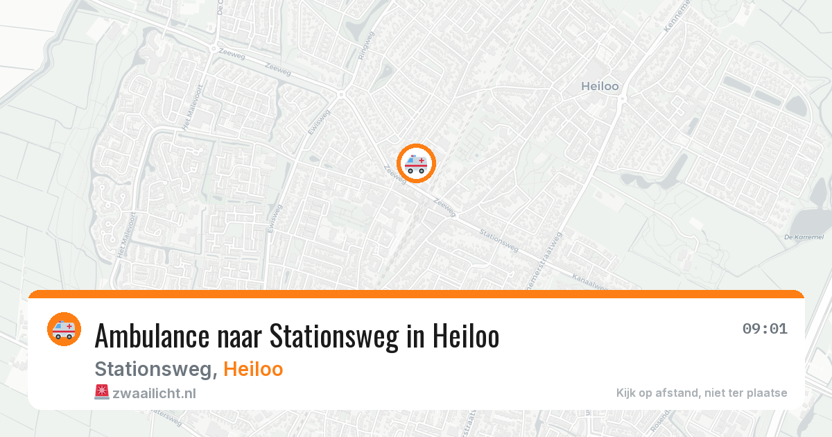 Ambulance naar Stationsweg in Heiloo — 1 jul 2026