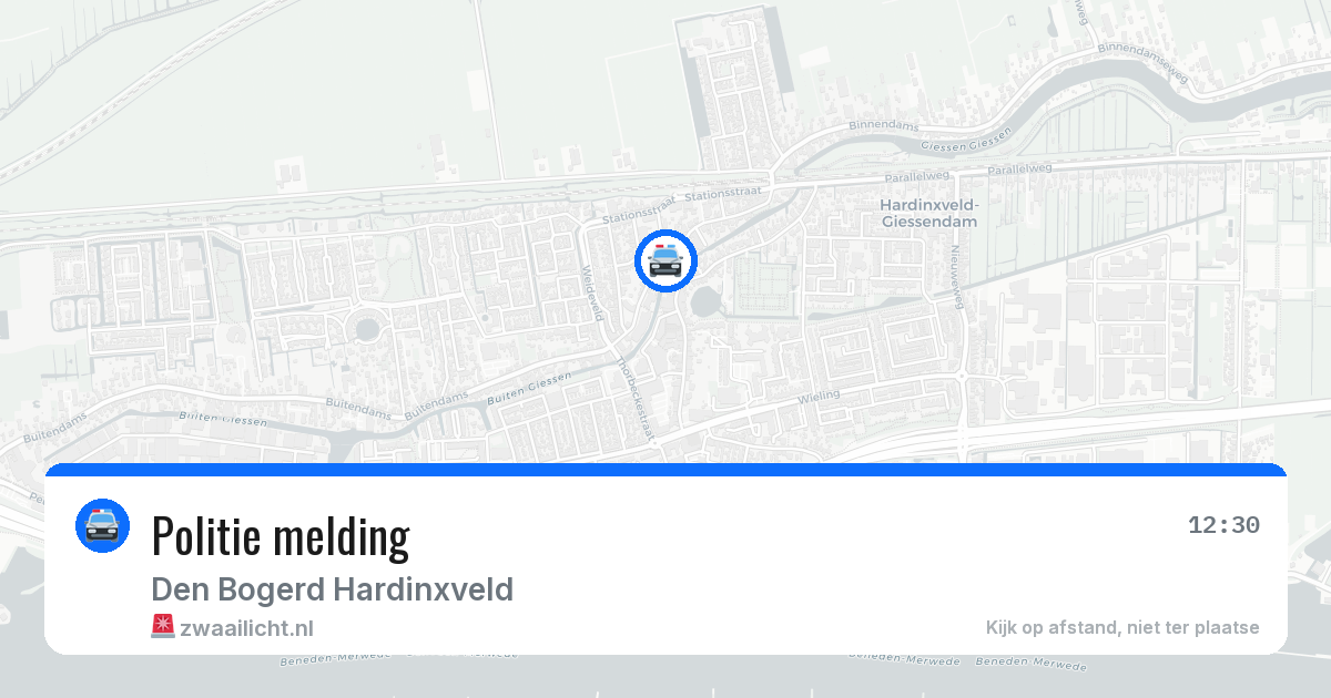 Politie melding — 4 mei 2026