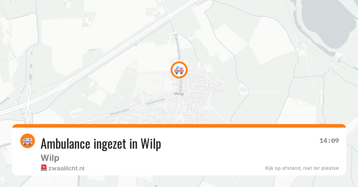 Ambulance ingezet in Wilp — 11 mei 2026