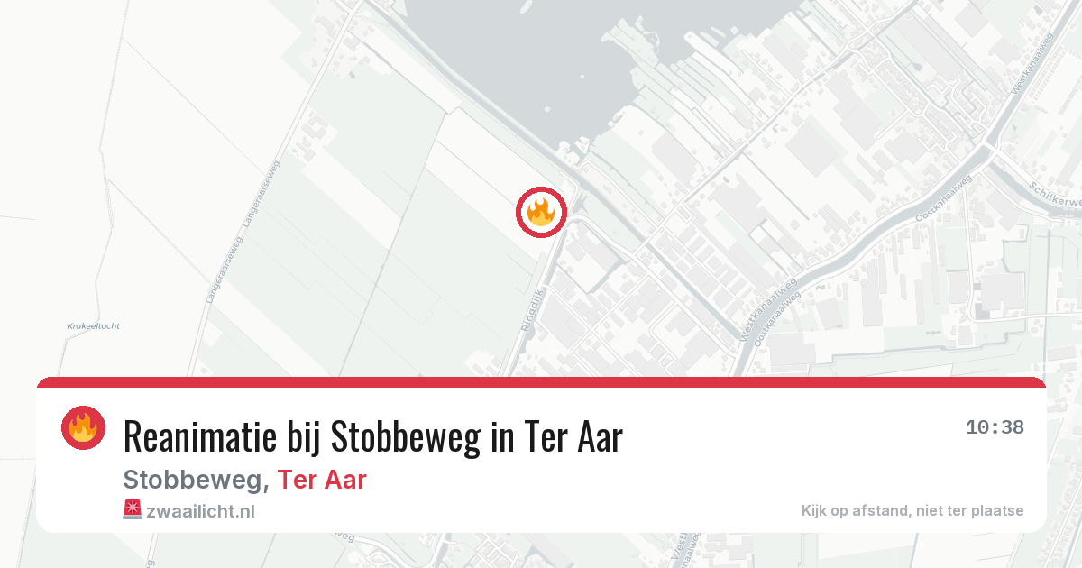 Reanimatie bij Stobbeweg in Ter Aar — 11 mrt 2026