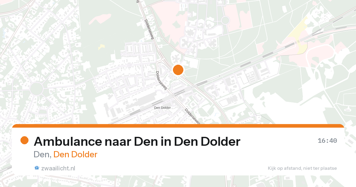 Ambulance naar Den in Den Dolder — 7 mrt 2026